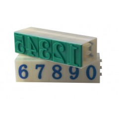 亚信活字印号码印章0~9数字印章 数字活字印可拆卸组合套装 S-1