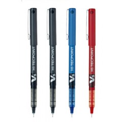 日本百乐（PILOT）BX-V5 直液式走珠笔中性笔水笔针管签字笔学生用考试专用0.5mm