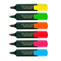 德国辉柏嘉（Faber-castell）荧光笔彩色重点标记笔醒目记号笔